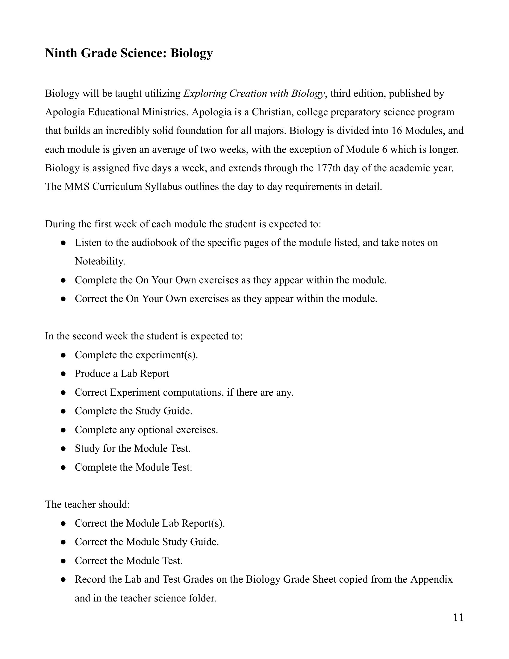 Home Education Curriculum - preview page 2